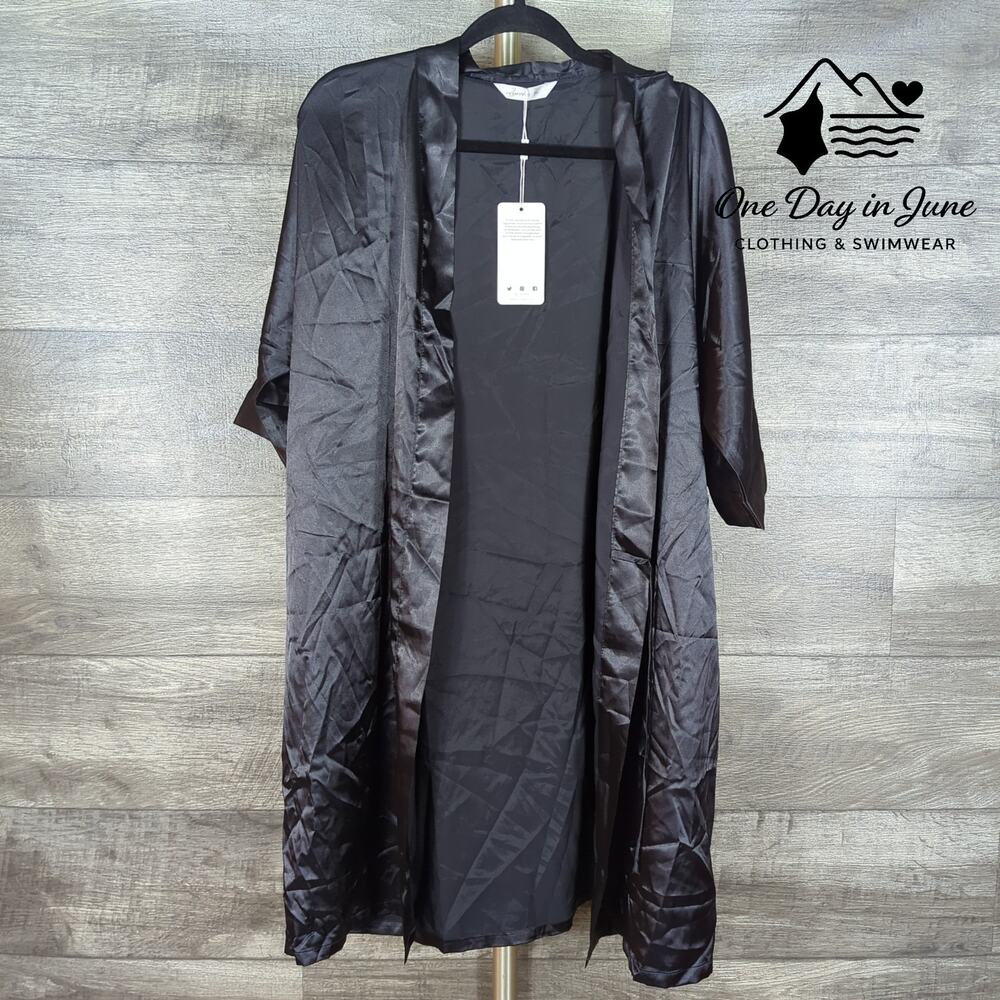 2inrobes Short Silky Robe Size XL